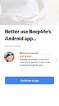 Mobile Screenshot of beepmeapp.com